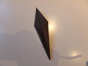 Origami Kranich Bastelschritt 17