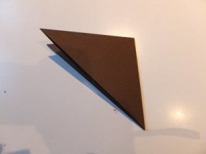 Origami Kranich Bastelschritt 3