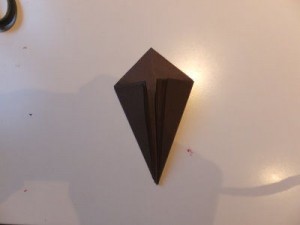 Origami Kranich Bastelschritt 5