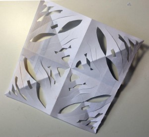 Schneeflocken aus Papier