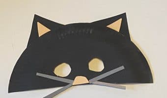 Masken basteln - Katzenmaske